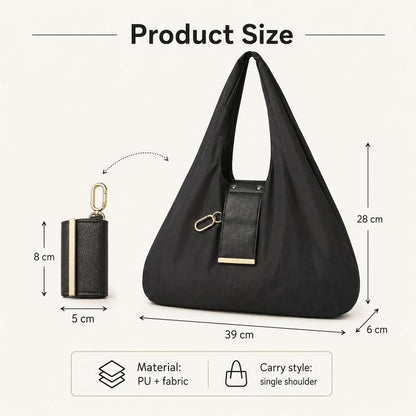 Foldable Keychain Tote Bag